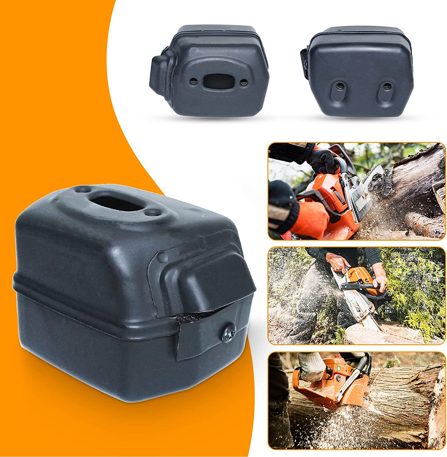 Joint De Boulon De Silencieux D'échappement Compatible Avec MS180 170 018 017 Tronçonneuse 7 Pièces Kit De Remplacement